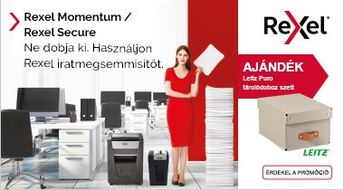 Ne dobja ki, használjon REXEL iratmegsemmisítőt!