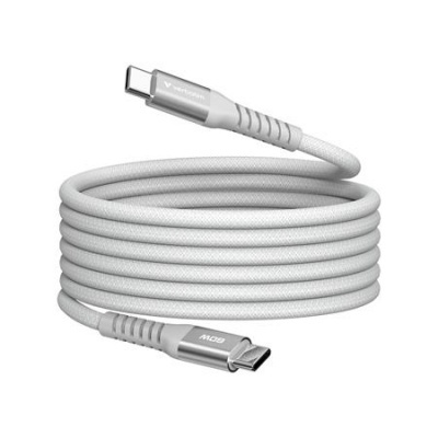 USB kábel, USB-C - USB-C, 1,2 m, 60W, mágneses, VERBATIM, szürke
