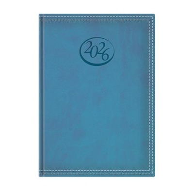 Naptár, tervező, A5, napi, TOPTIMER, "Ace", világoskék