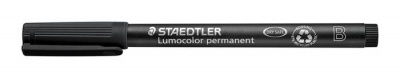 Alkoholos marker, OHP, 1-2,5 mm, STAEDTLER "Lumocolor® 314 B", fekete