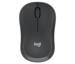 Egér, vezeték nélküli, optikai, csendes, BT, LOGITECH, "M240", grafitszürke